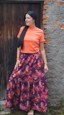 Swafing Istanbul Pique Jersey Stoff uni orange