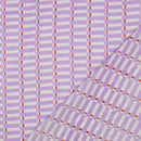 Handgefertigte Batik Baumwolle Muster flieder orange