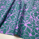 Nerida Hansen Cotton Satin Baumwolle Blumen lila