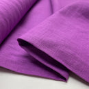 Leinen Baumwolle Stoff Webware lila
