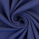 Swafing Tiana Jersey Stoff mit Lochstrickerei blau