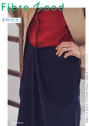 Fibre Mood Webware Viskose Stoff dunkelblau