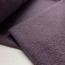 Teddy Boucle Stoff Jackenstoff mit Fleeceabseite lila