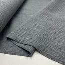 Musselin Double Gauze Baumwolle grau meliert