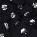 Jacken Stepp Stoff Stepper Punkte silber schwarz