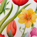 Swafing Beate Canvas Stoff Blumen weiß