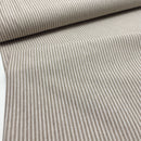 Canvas Baumwolle Stoff Streifen beige