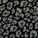 Swafing Meltem Double Gauze Baumwolle Stoff Leo Animal Print schwarz