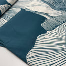 Fibre Mood Webware Trenchcoat Stoff wasserabweisend grün blau