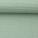 Swafing Jenke Musselin Stoff Double Gauze Baumwolle mint