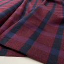 Baumwoll Flanell Stoff Swafing Maverick rot kariert