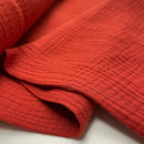 Musselin Stoff Double Gauze Baumwolle terracotta Swafing Jenke