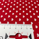 Swafing Rotenburg Baumwolle Stoff Herzen rot