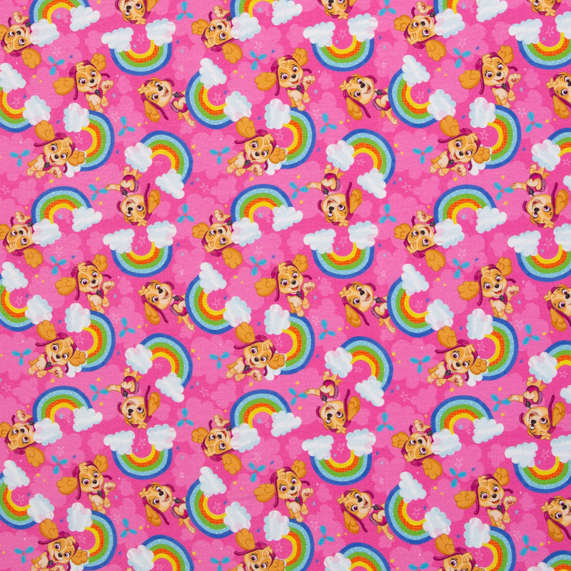 Swafing Paw Patrol  Jersey Stoff rosa