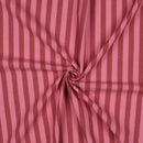 Dyed Baumwolle Stoff Streifen rosa