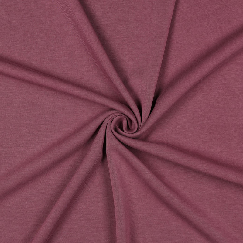 Modal Scuba Jersey Stoff dunkelrosa