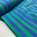 Jennifer  Bouron French Terry Sweat Stoff  Streifen blau grün