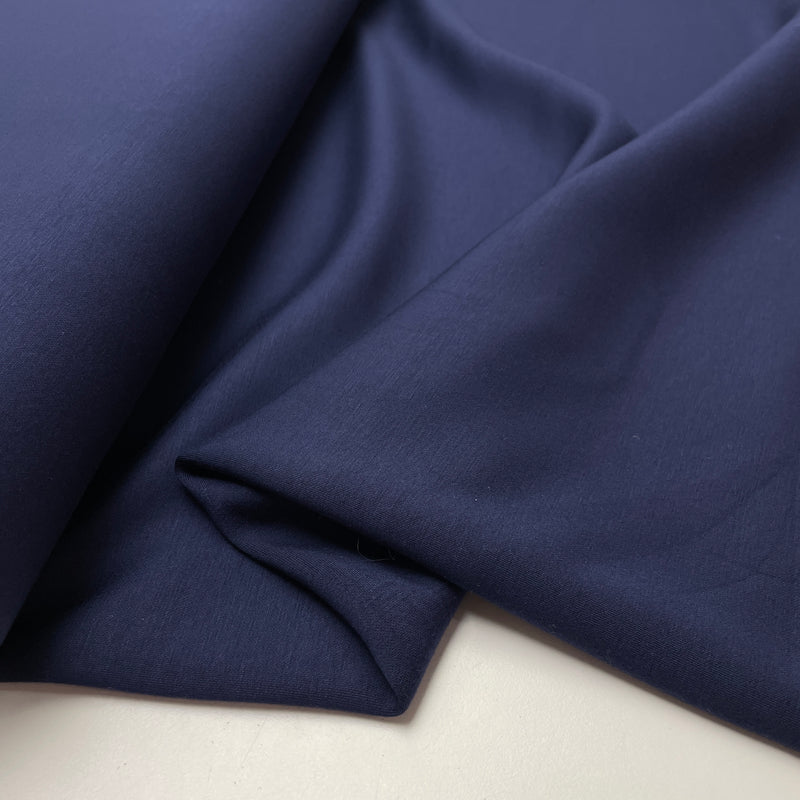 Scuba Sweat Stoff blau