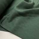 Pointoille Jersey mit Ajourmuster uni dunkelgrün