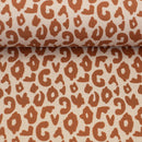 Swafing Happy Leo Jersey Stoff by Cherrypicking beige braun