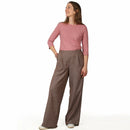 Papierschnittmuster Studio Schnittreif Bundfaltenhose Frau Melli