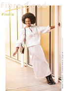 Fibre Mood Baumwolle Stoff Batik weiß