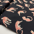 Mies & Moos Cotton Baumwolle Leopard schwarz