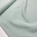 Canvas Baumwolle Stoff Streifen mint