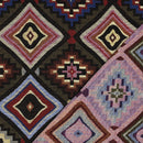 Gobelin Stoff Geometric Muster bunt
