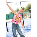 Poppy feine Baumwolle Stoff Muster gelb