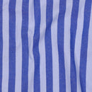 Dyed Baumwolle Stoff Streifen blau