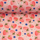 Baumwolle Stoff Erdbeeren Swafing Fruits