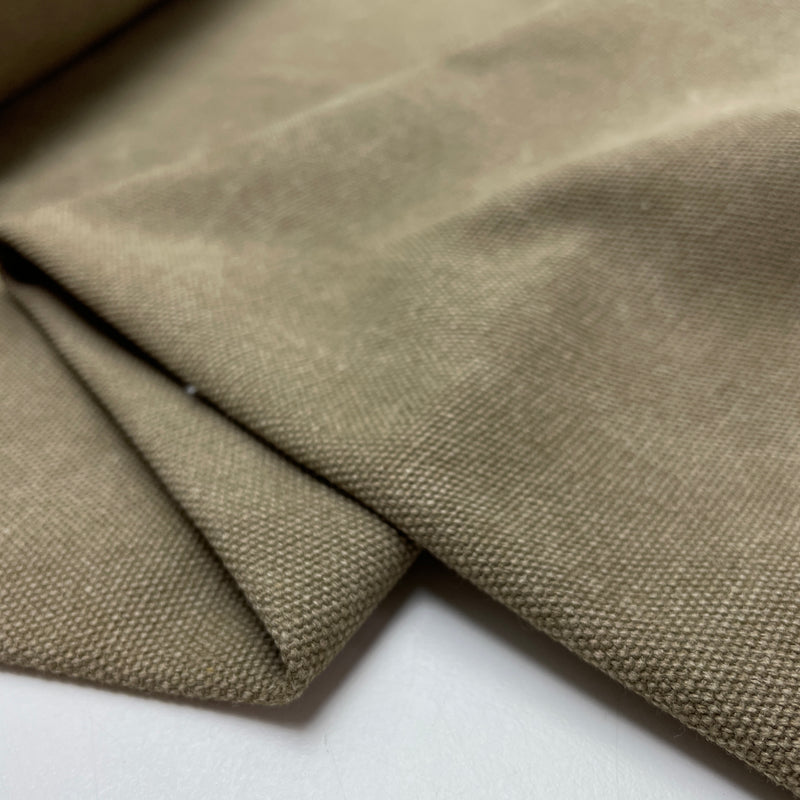 Heavy stonewashed Canvas braun