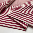 Fibre Mood Baumwolle Stoff Streifen rot