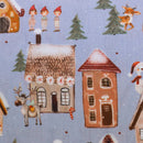 Swafing Casper Baumwolle Stoff Weihnachten Winter hellblau