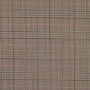 Tartan Check Bekleidungsstoff Stoff kariert beige rosa