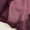 Teddy Boucle Stoff Jackenstoff beere