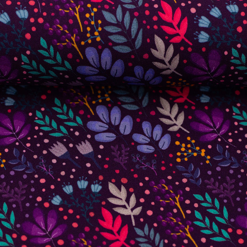 Swafing Viskose Stoff Wildflowers by emjo Design