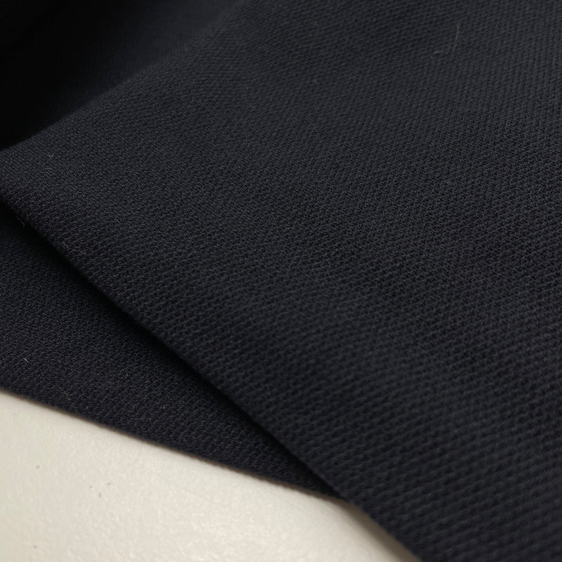 Punto Milano Jersey Stoff mit Struktur uni dunkelblau