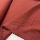 Ramie Twill Leinen Stoff Webware rostbraun