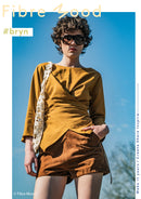 Fibre Mood Viskose Twill Stoff uni ocker