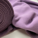 Teddy Boucle Stoff Jackenstoff mit Fleeceabseite lila