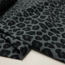 Swafing Theo Jersey Stoff Leo Animalprint schwarz