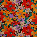 Swafing Ira Leinen Baumwolle Stoff Blumen Muster bunt