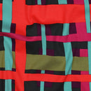 Nerida Hansen Viskose Stoff mit Stretchanteil Webware kariert rot