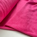 Kurzfloorfrottee Frottee uni pink