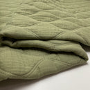 Jacken Doubleface Musselin Stepp Stoff Stepper oliv