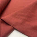 Ramie Twill Leinen Stoff Webware rostbraun