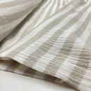 Swafing Sonja Musselin Stoff Double Gauze Baumwolle Streifen beige