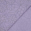 Jacken Baumwolle Stepp Stoff Stepper flieder